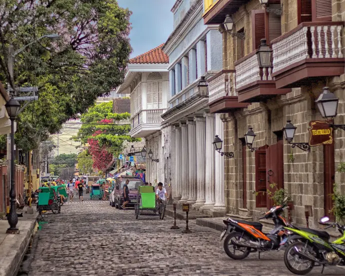Rocky streets of Intramuros Streets of Intramuros