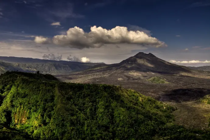 Breath taking landscape of Mount Batur