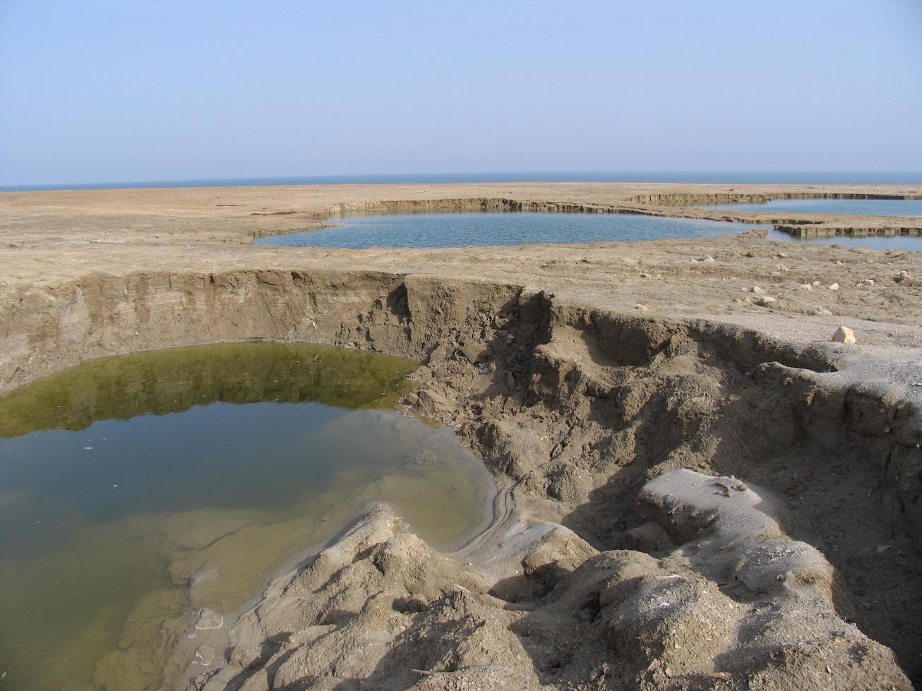 Sinkhole in the Dead Sea